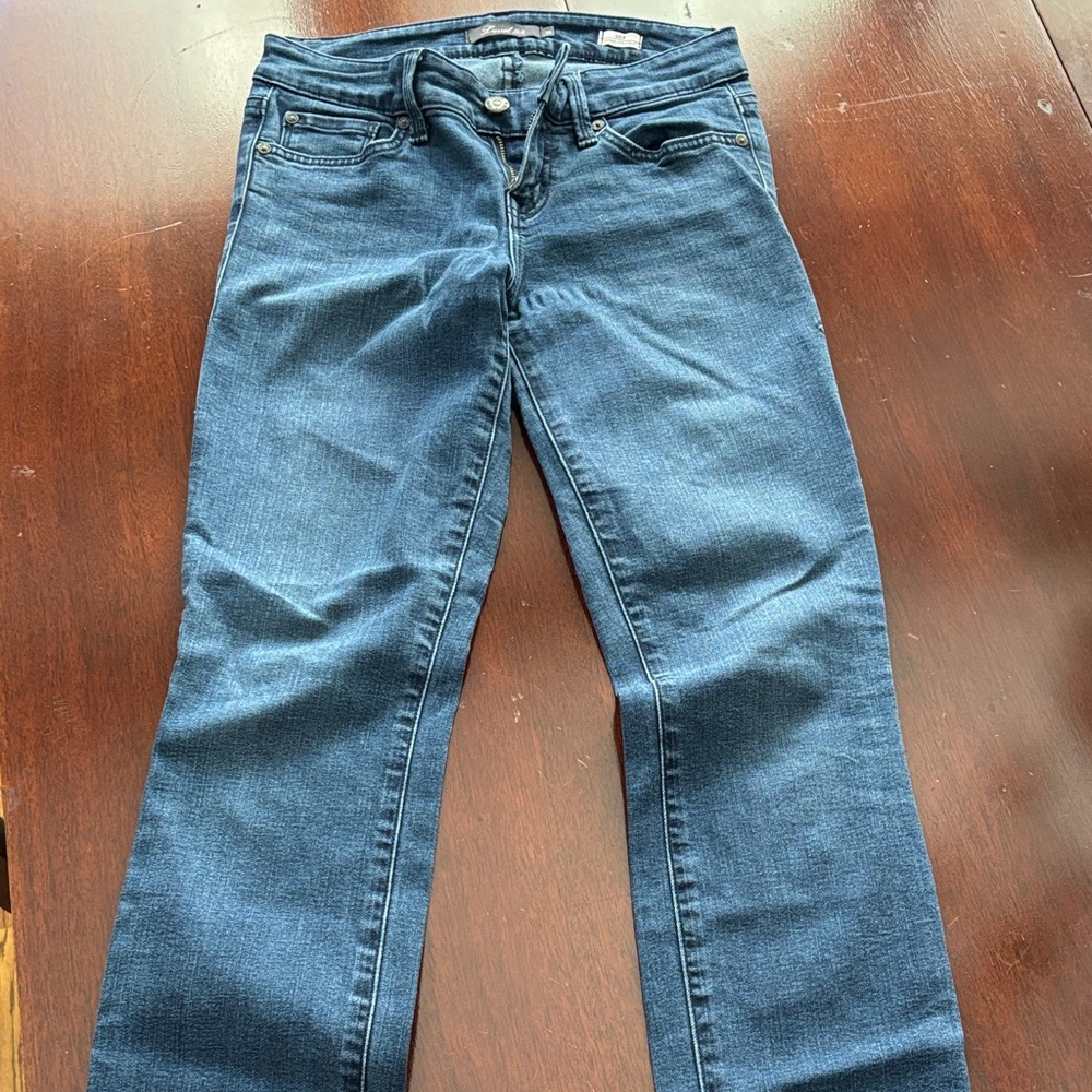 Level 99 Dark Blue Straight Leg Jeans